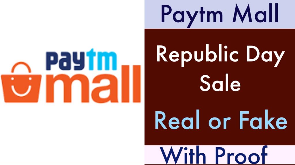 Paytm Republic Day Sale is Real or Fake