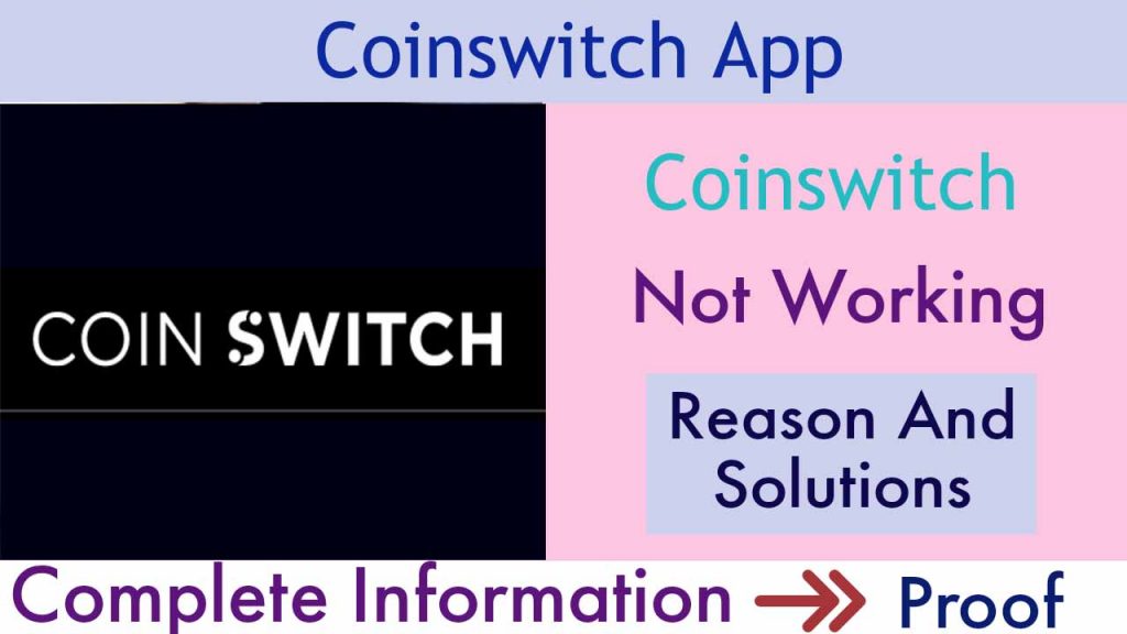 Coinswitch Not Working