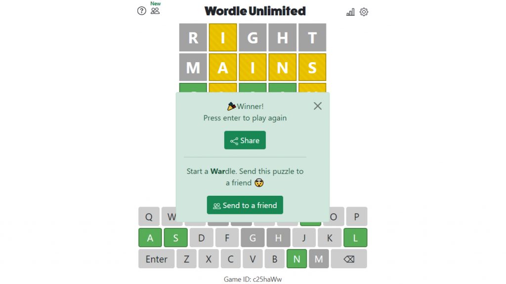 World Unlimited Wordle