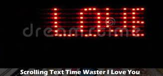 Scrolling Text Time Waster