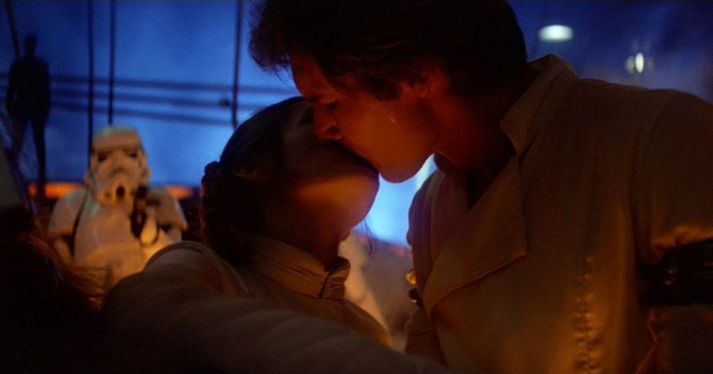 Who Kissed Princess Leia First