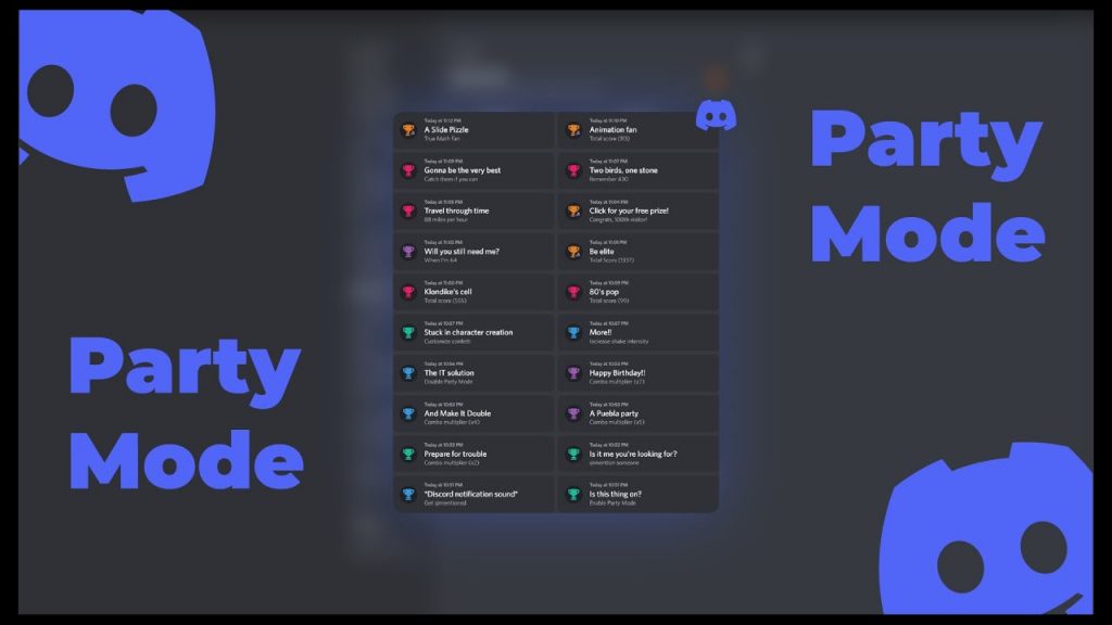 How To Get All Discord Party Mode Achievements