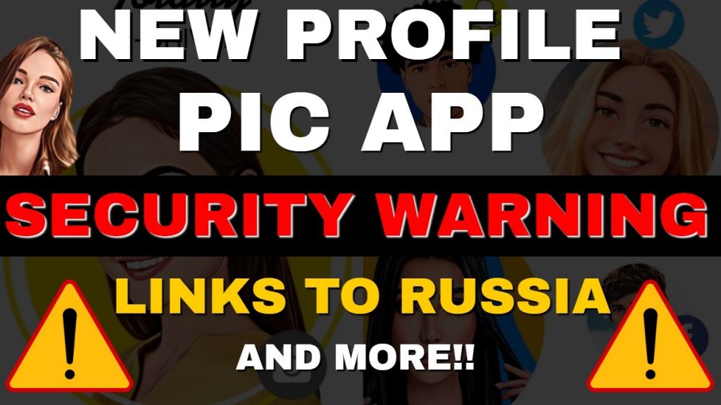 New Profile Pic App Warning