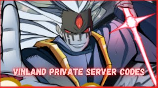 Vinland Private Server Codes