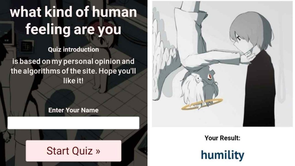 What Feeling Human Are You Uquiz