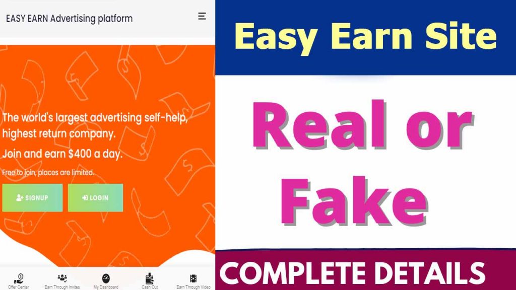 Easy Earn Org is Real Or Fake