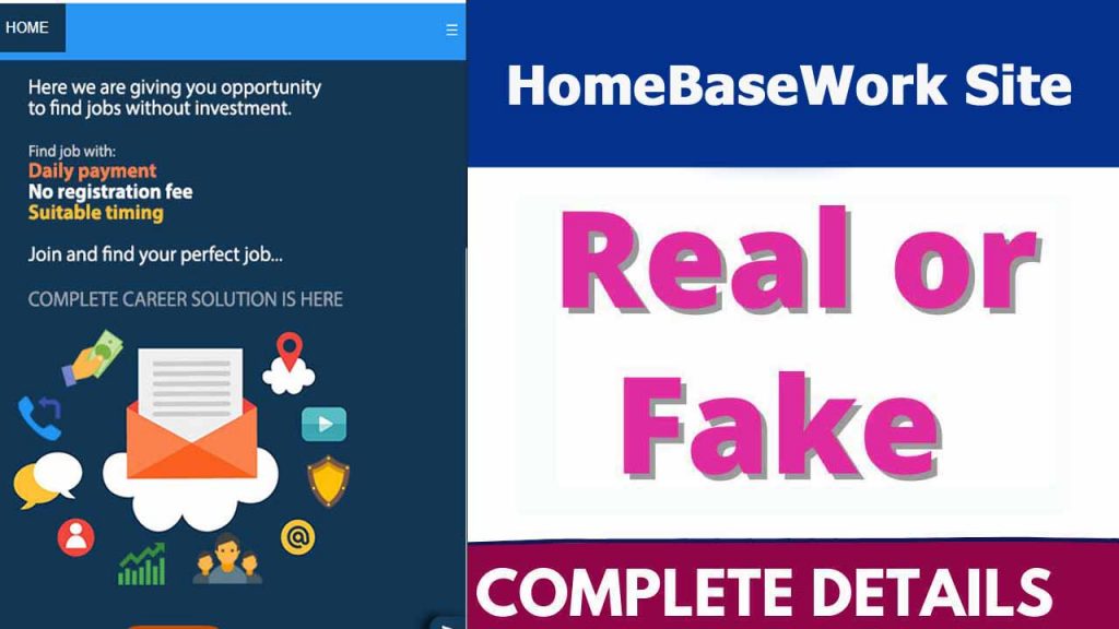 Homebasework.in is real or fake