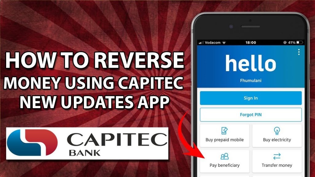 How To Reverse Money Using Capitec App