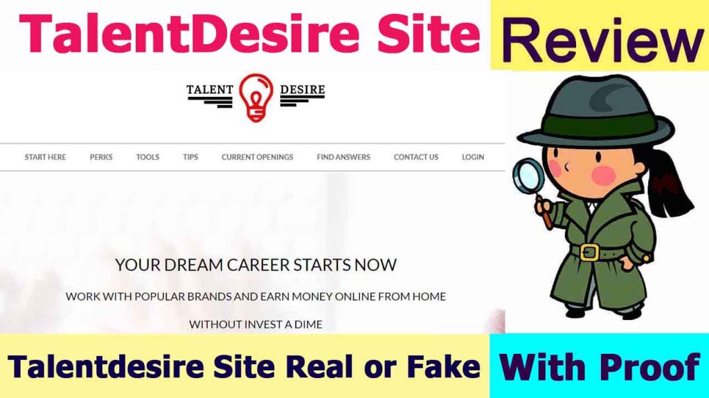 Talentdesire.com is real or fake