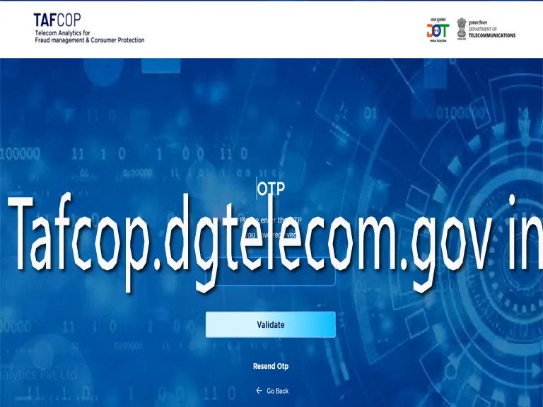 Tafcop.dgtelecom.gov.in Portal