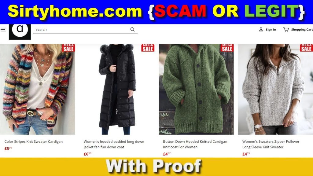 IS SIRTYHOME COM SCAM OR LEGIT