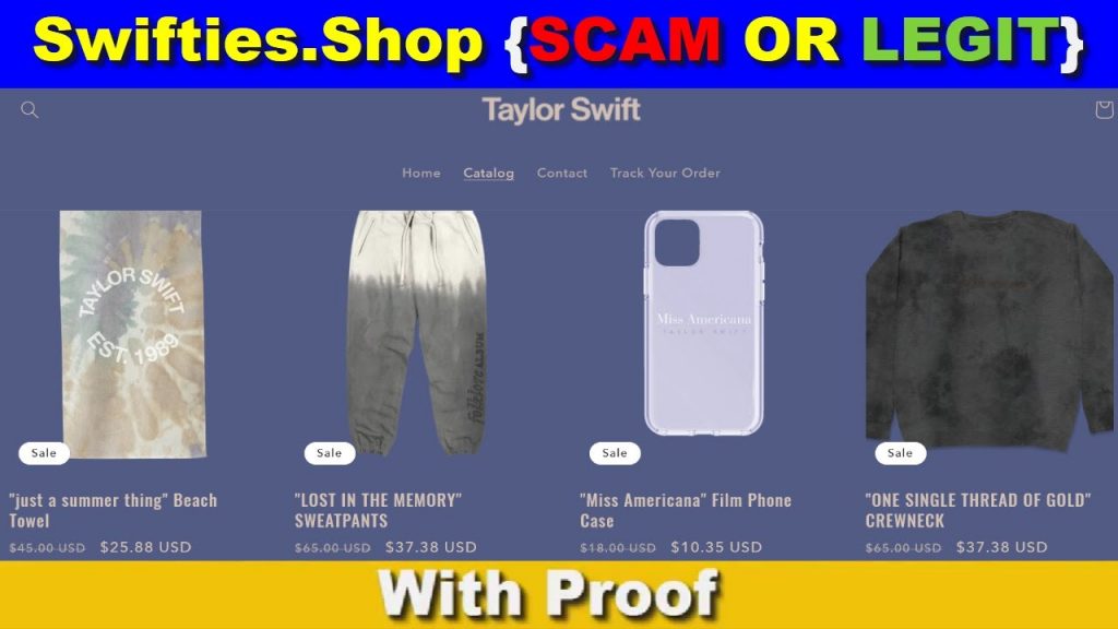 Is Swifties Shop Scam Or Legit