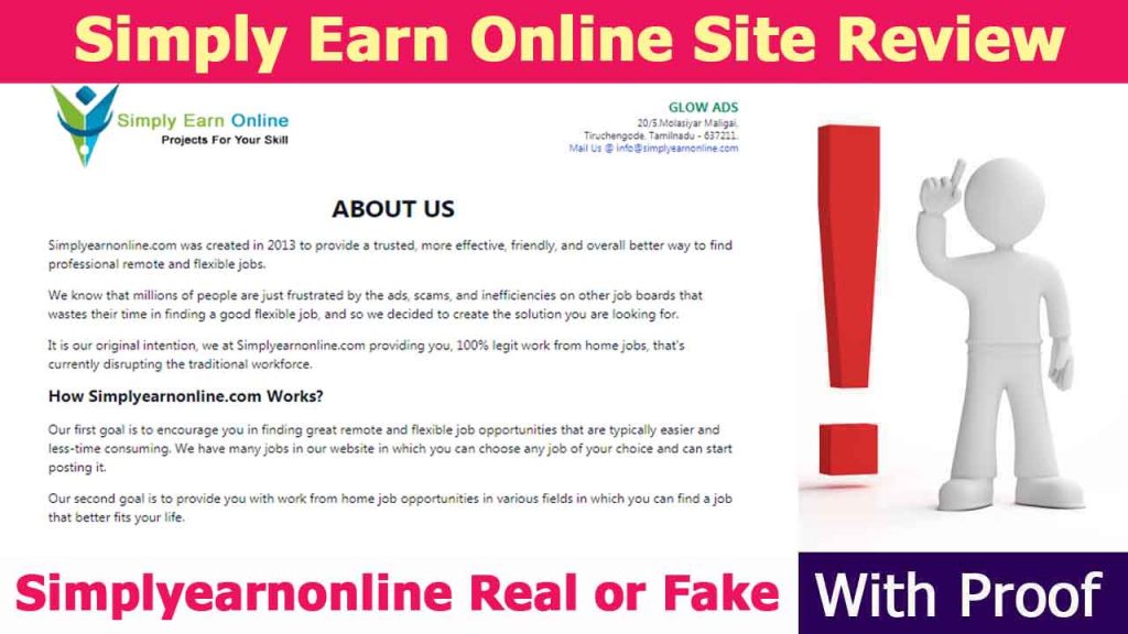 Simplyearnonline Is Fake Or Real