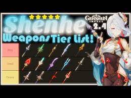 Genshin Shenhe Weapon Tier List