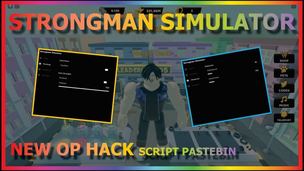 Roblox Strongman Simulator Script