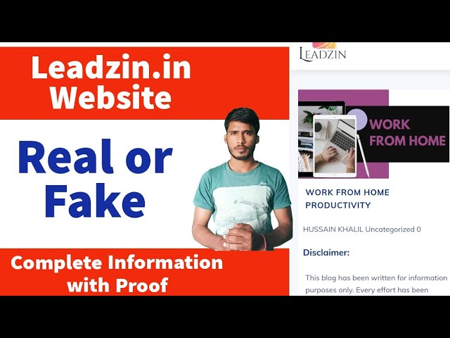 LeadZin Real or Fake